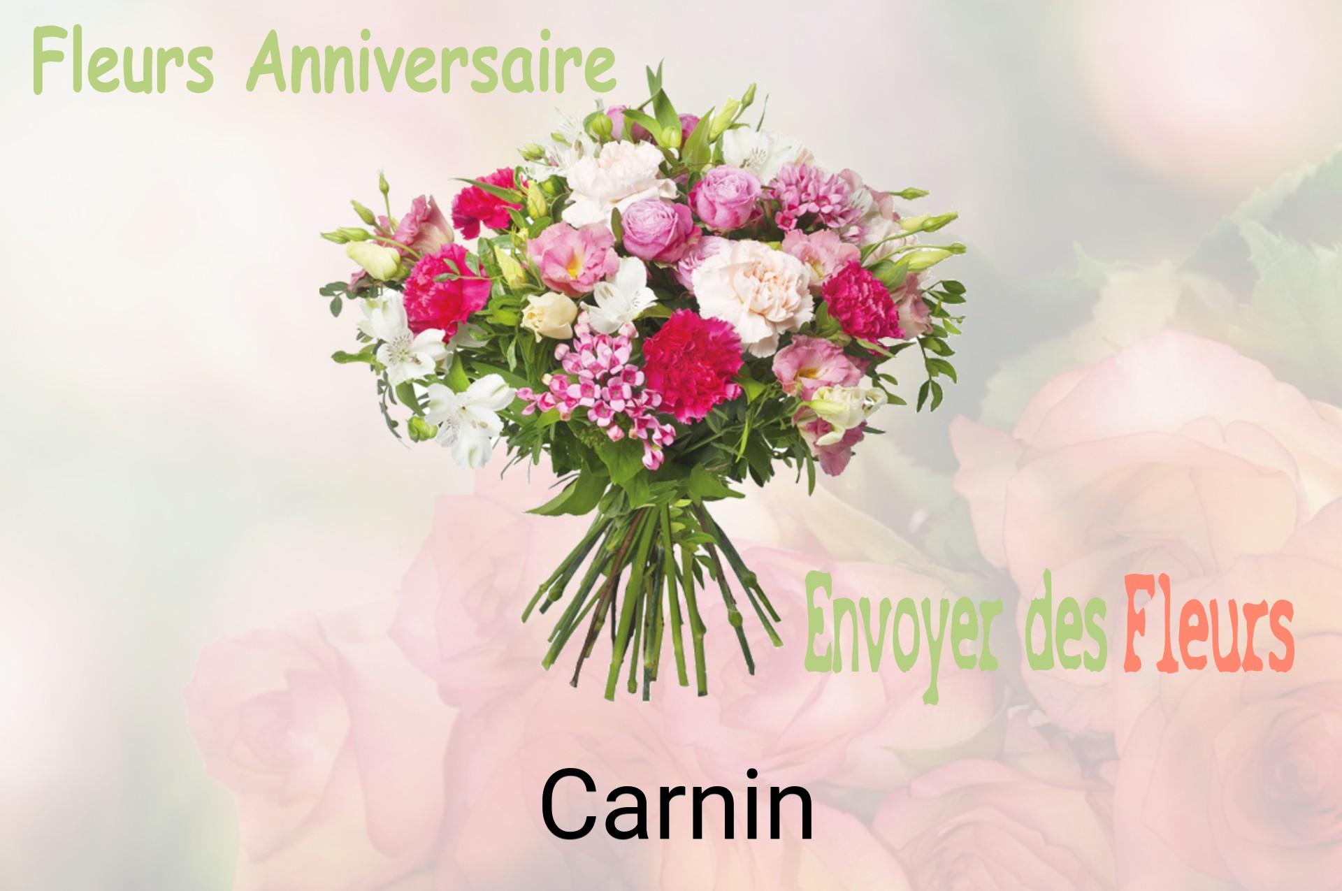 Bouquet de fleurs d’anniversaire livré à Carnin