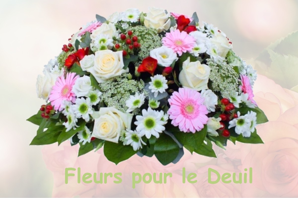 fleurs deuil CARNIN